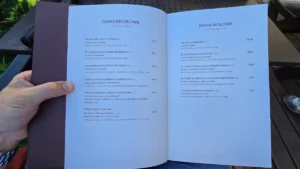Karta menu – Gościniec Łojewski – zdjęcie 2