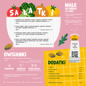 Karta menu – Dzień Dobry – zdjęcie 2