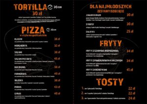 Karta menu – Friks Burger Jelenia Góra – zdjęcie 2