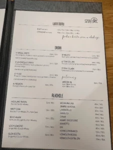 Karta menu – Szary Piec – zdjęcie 3