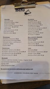 Karta menu – Pikavka Cafe & Deli – zdjęcie 1