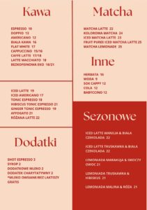 Karta menu – Cafe Hirschberg – zdjęcie 2