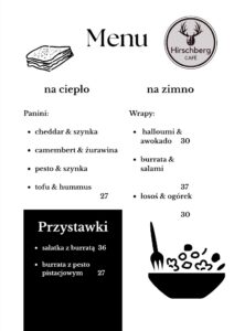 Karta menu – Cafe Hirschberg – zdjęcie 3