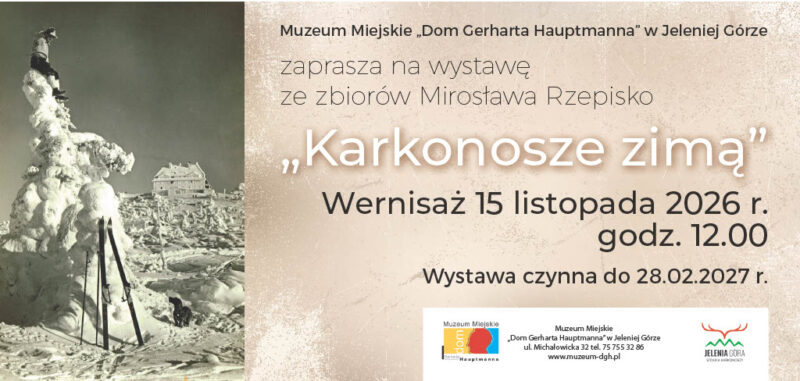 Wystawa „Karkonosze zimą” w Domu Gerharta Hauptmanna w Jagniątkowie