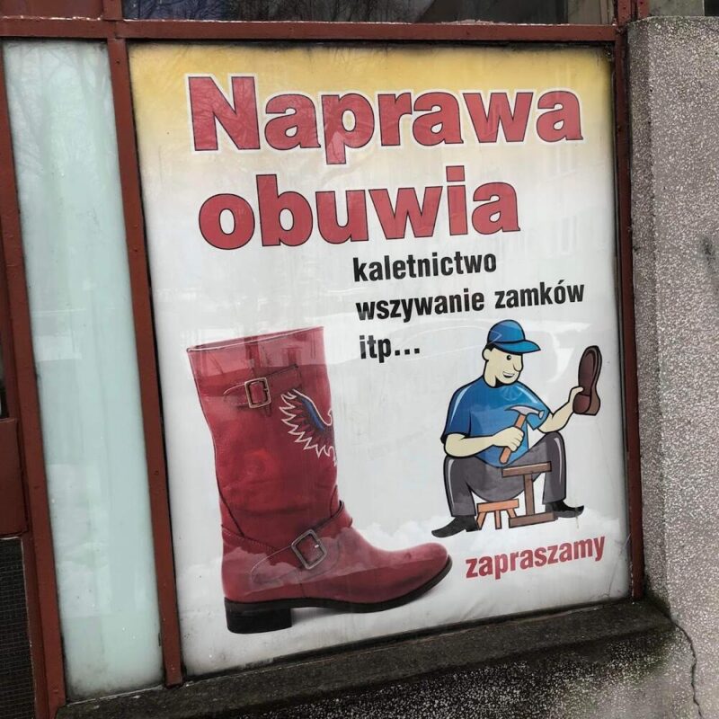 Zakład Szewski Waldemar Grudzień – naprawa obuwia
